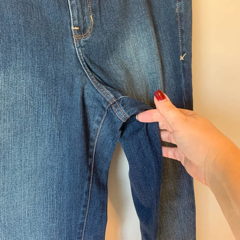 Lane Bryant Simply Straight 99% Cotton Denim Blue Jeans Women's Size 20 Average - Picture 5 of 8